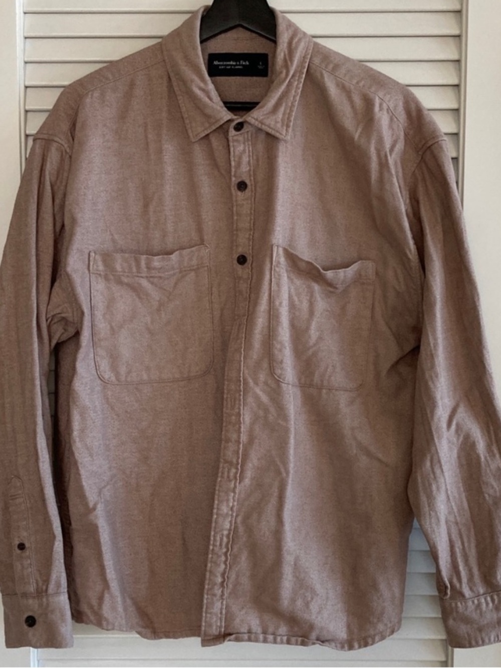 Abercrombie & Fitch Soft Flannel Brown Button Down Size L